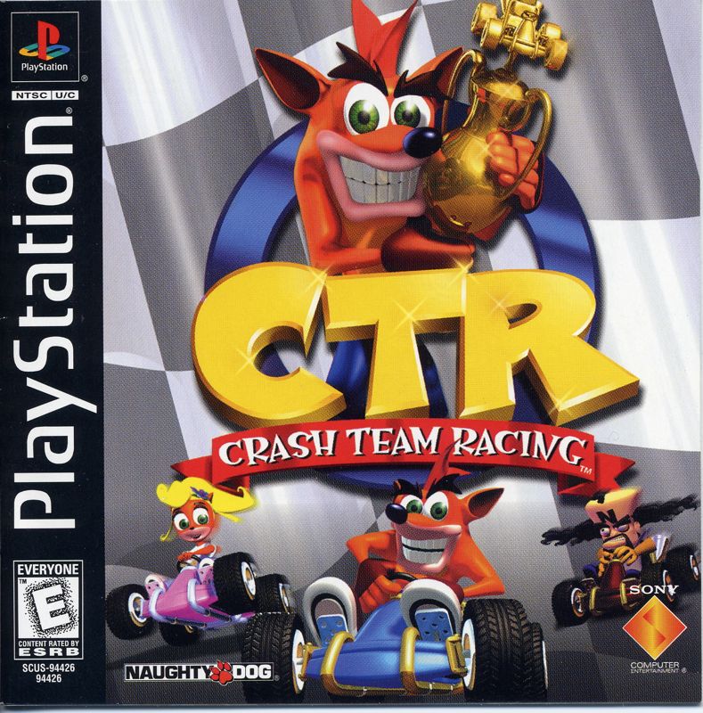 CTR: Crash Team Racing box art for Playstation